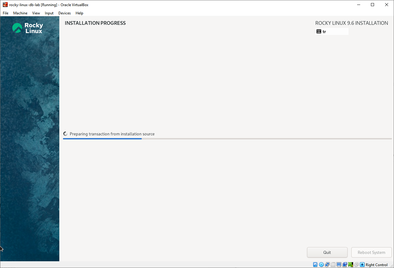 Rocky Linux 9.6 Installation Process